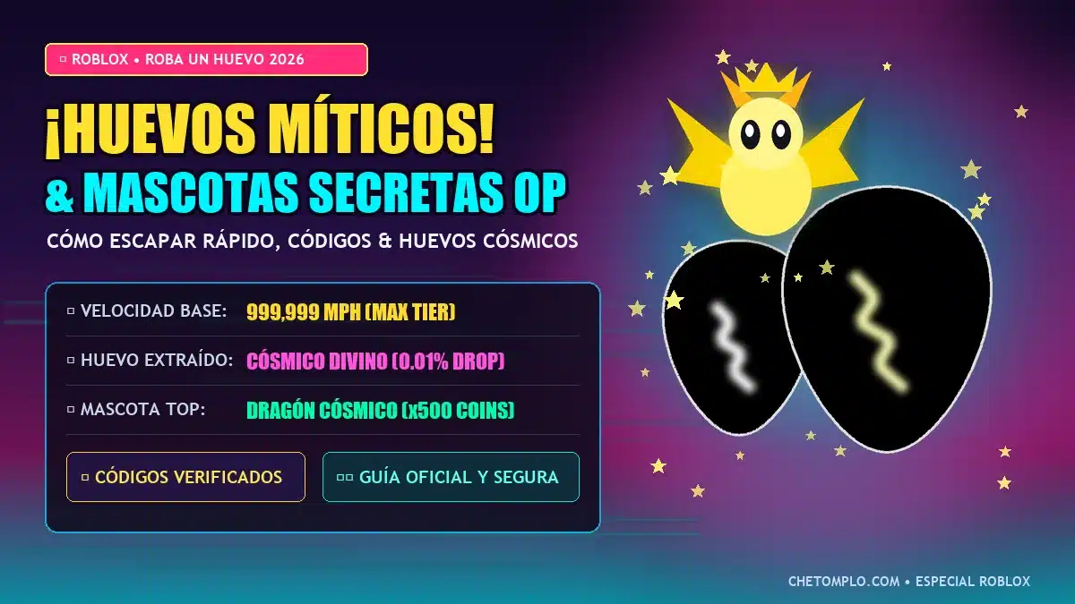 Guía Definitiva: Cómo Jugar a Roba un Huevo en Roblox, Conseguir Mascotas Secretas y Escapar Rápido 1